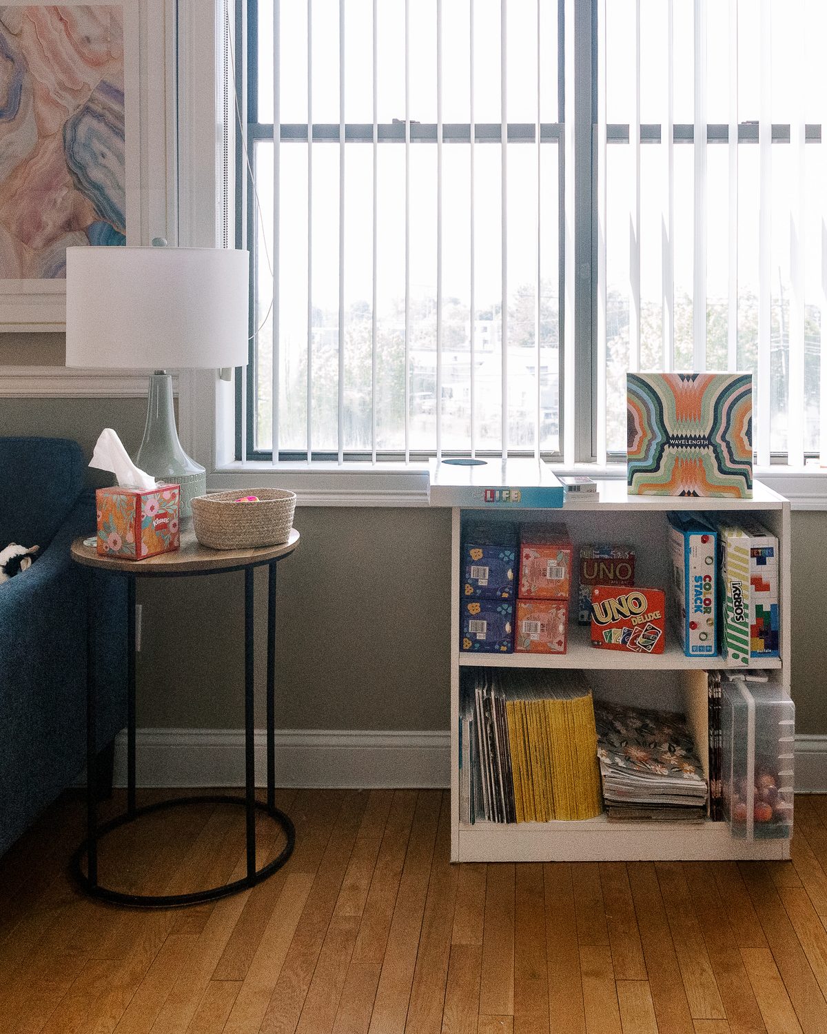 A therapy room at the CMHS Plains Road office in Milford, CT